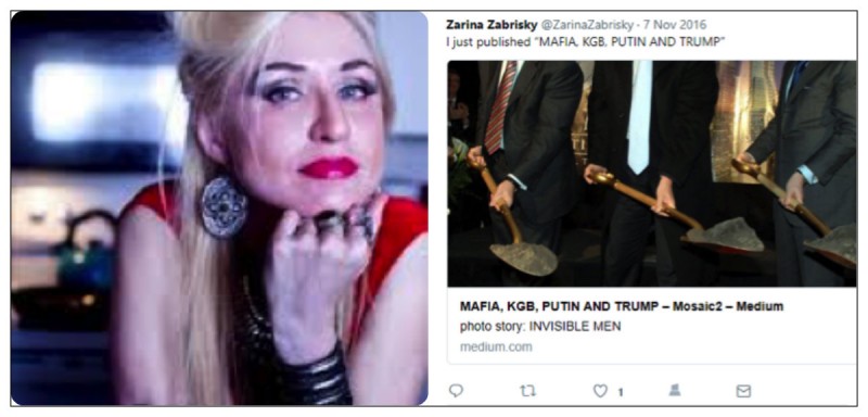 Zarina Zabrisky, ruska književnica koja će stati u odbranu Pussy Riot, ali i preporučiti američkim biračima foto-novelu u kojoj se povezuju Mafija, KGB, Putin i – Donald Tramp